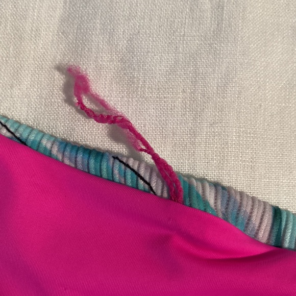 TiniBikini Bikini bottom reversible floral to pink fuchsia M - Picture 11 of 13